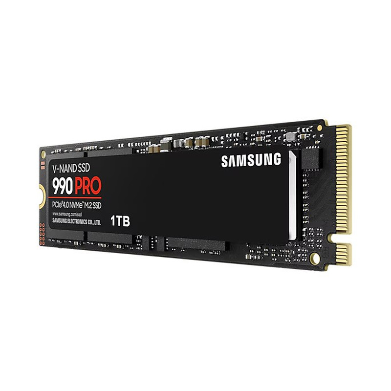 Samsung 990 Pro 1TB NVMe PCIe 4.0 M.2 SSD, R/W: 7450/6900 MB/s (MZ-V9P1T0BW)