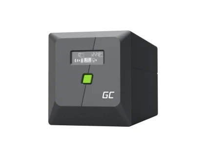 Green Cell UPS (UPSLP700) 1000VA/700W, Pure sine wave, Line Interactive AVR, PowerProof with LCD