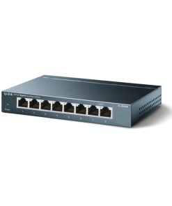 TP-Link 8-port Gigabit Desktop preklopnik (Switch), 8×10/100/1000M RJ45 ports, metalno kućište