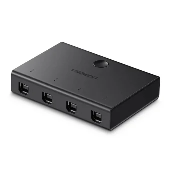 UGREEN Data Switch USB 2.0, 4 ulaza/1 izlaz, crni