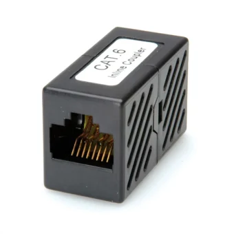 Roline UTP RJ45 modularna spojnica Cat.6/Class E, plastična, crna