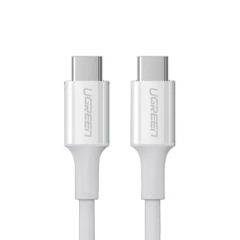 UGREEN kabel, Type C 2.0 (M) na Type C 2.0 (M), 5A, bijeli, 1m