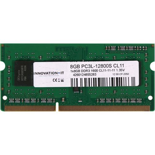 Innovation 8 GB DDR3 1600, SO, IT CL11 1.35V
