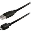 Transmedia USB typeA plug-Micro USB type A 0,2m