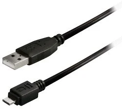 Transmedia USB typeA plug-Micro USB type A 0,2m