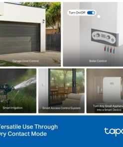 TP-Link Tapo S110E Smart Switch Module 2.4GHz, 802.11b/g/n, Bluetooth, Tapo app, Wi-Fi kontrola, Timer/Schedule postavke, Amazon Alexa/Google Assistant
