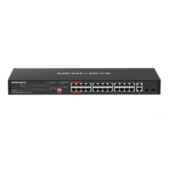 Mercusys 28-Port Gigabit Rackmount Switch with 24-Port PoE