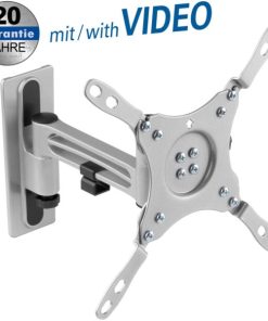 Transmedia TV wall mount for motorhomes caravans, 13"-43", 236mm