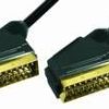Transmedia Scart Kabel, 3m, Gold contacts