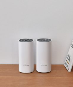 TP-Link AC1200 Deco E4 (2 pack) Mesh Wi-Fi, Dual-Band 300Mbps/867Mbps (2.4GHz/5GHz), 2×LAN, 2×interna antena, Deco App
