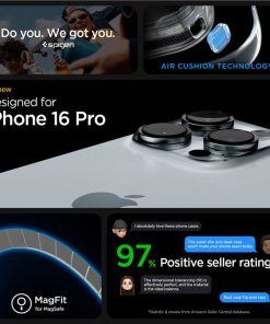 Spigen Ultra Hybrid MagSafe, frost black - iPhone 16 Pro (ACS08134)