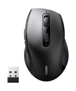 UGREEN bežični miš, 1600 DPI, USB, crni