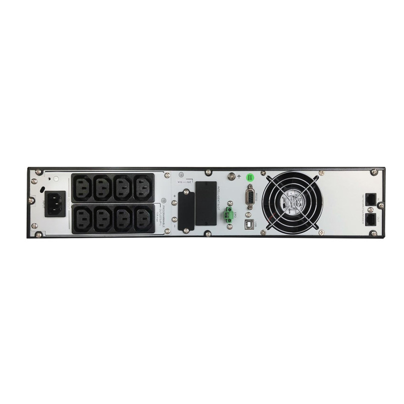 Fortron Source UPS Clippers Rack/Tower 1000VA/1000W, On-line double conversion, USB, RS-232, EPO, 8×C13, 2×9Ah,LCD