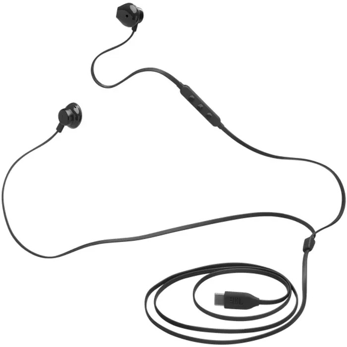 JBL Tune 305C, USB-C, in-ear slušalice, crne