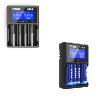 XTAR VC4 Li-Ion/Ni-Mh punjač AA/AAA baterija, LCD zaslon, USB