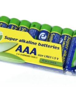 Gembird Super alkaline AAA batteries, 10-pack