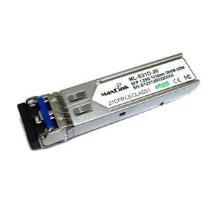 MaxLink 1.25G SFP Optical module, (LC, SM) - 20km