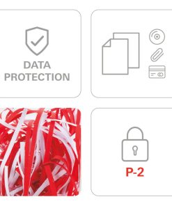 HSM shredstar X5 uništavač dokumenata + CD medija, trakasti i poprečni rez, 4.5×30mm, razina sigurnosti E-2/F-1/O-1/P-4/T-2, kapacitet 18l