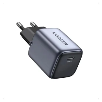 UGREEN Nexode Mini GaN II Tech zidni punjač 20W, USB-C, PD3.0/QC4+, crni