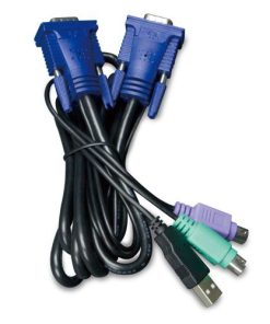 Planet 3M USB KVM Cable with built-in PS2 to USB Converter