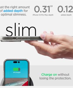 Spigen Ultra Hybrid MagSafe, zaštitna maska za telefon, bijela - iPhone 14 Pro Max