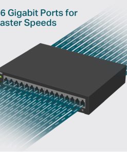 TP-Link 16-port Gigabit Easy Smart preklopnik (Switch), 16×10/100/1000M RJ45 ports, metalno kućište