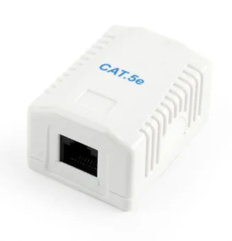Gembird CAT5E UTP single port surface mount box