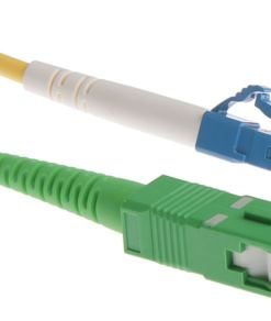 NFO Patch cord, LC UPC-SC APC, Singlemode 9 125, G.657A2, Simplex, 2m