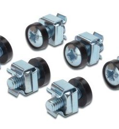 Digitus 50 sets of Steel M6 Screws Caged nuts