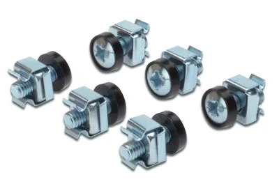 Digitus 50 sets of Steel M6 Screws Caged nuts