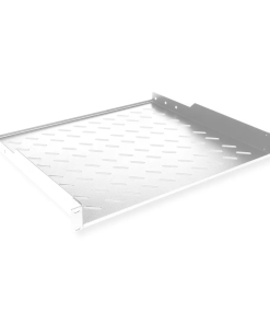 Roline 19" 1U fiksna polica, D=400mm, nosivost 15kg, siva