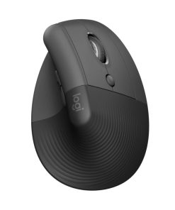 Logitech Lift bežični vertikalni ergonomski miš, USB, sivi (910-006473)