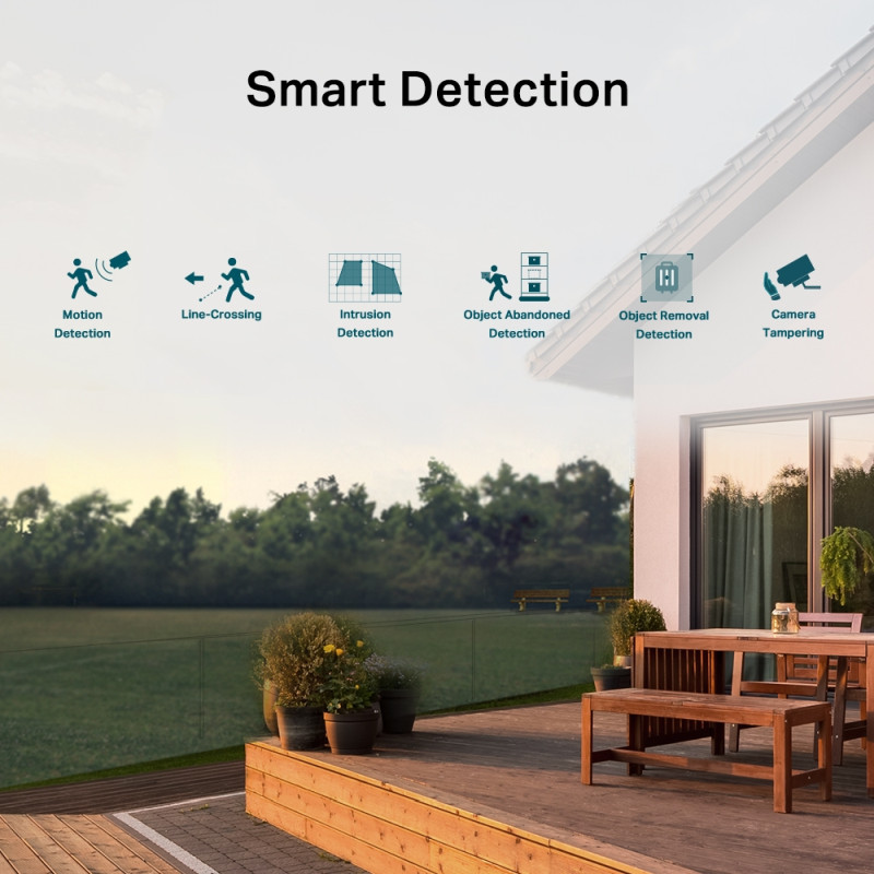 TP-Link VIGI C340 Full color kamera 2K 4MP, H.265+, 6mm leća, RJ45, PoE/12V DC, Night Vision, microSD, dvosmjerni audio, detekcija pokreta, vodootporna IP67, VIGI app
