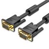 Vention VGA(3 6) Male to Male Cable with ferrite cores, 2m, Black