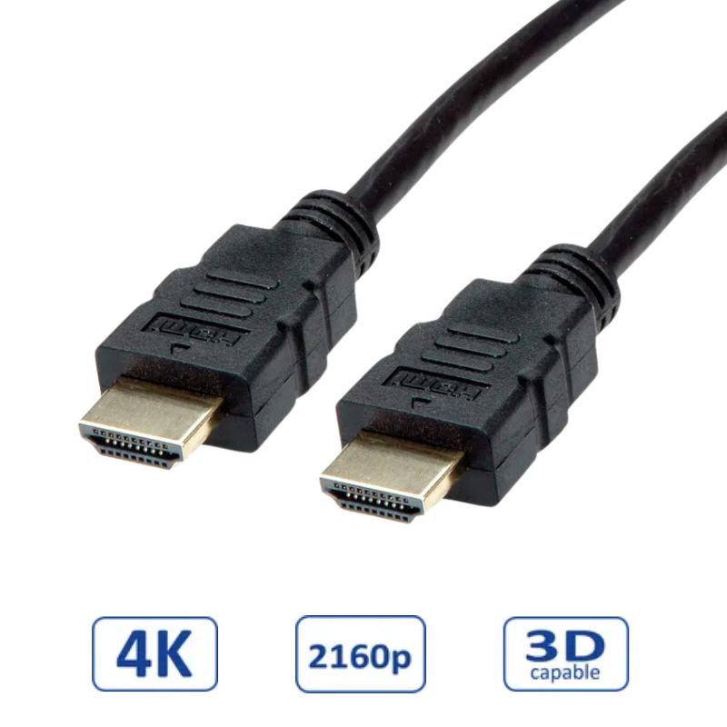 Roline HDMI kabel sa mrežom, HDMI M - HDMI M, TPE, fleksibilan, 3.0m