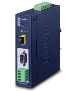 Planet Industrial 1-port RS232 422 485 Modbus Gateway with 1-Port 100BASE-FX SFP