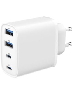 Gembird 4-port 40 W GaN USB PowerDelivery fast charger, white