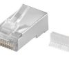 NaviaTec CAT5e shielded RJ45 plug for round cable, 10cs