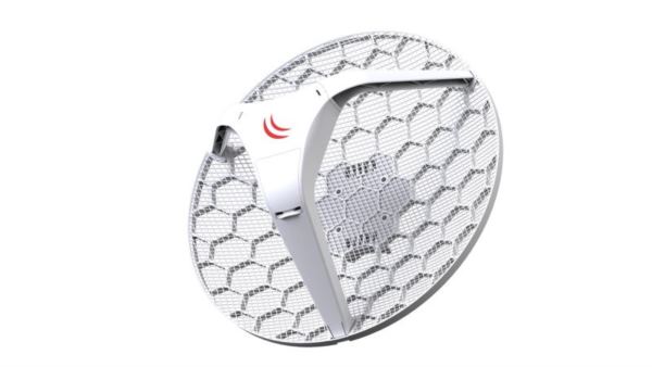 MikroTik (LHG5 3-pack) Compact 5GHz Wireless Device with 24.5dBi grid Antena