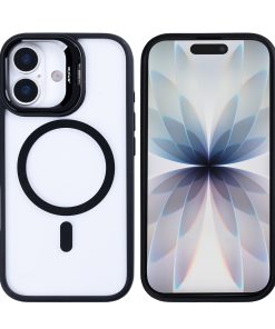 Rixus Classic 03 Case With MagSafe Compatible For Apple iPhone 17 Black