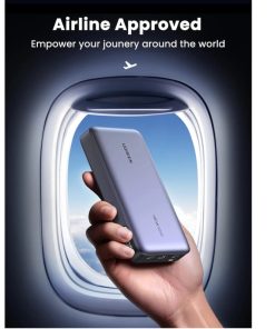 UGREEN prijenosni punjač (Powerbank) 25000mAh, 145W brzo punjenje, 2×USB-C+1×USB-A, PD 3.0+QC 3.0, sivi