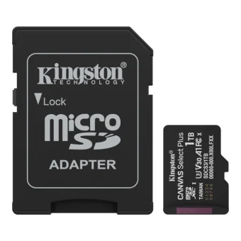 Kingston microSD, Canvas Select Plus, R150, 1TB