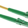 NFO Patch cord, LC APC-LC APC, Singlemode 9 125, G.657A2, Simplex, 1m