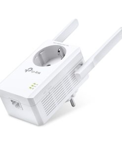 TP-Link bežični pojačivač dometa (Universal Range Extender) 300Mbps, (2.4GHz), 802.11b/g/n, 1×RJ45 10/100, 2×vanjske antene fiksne, range extender tipka, dodatna utičnica