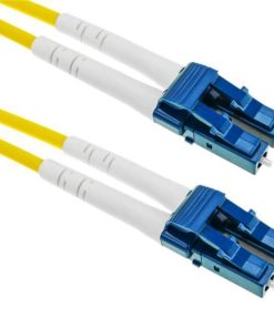 NFO Patch cord, LC UPC-LC UPC, Singlemode 9 125, G.652.D, Duplex, 3m