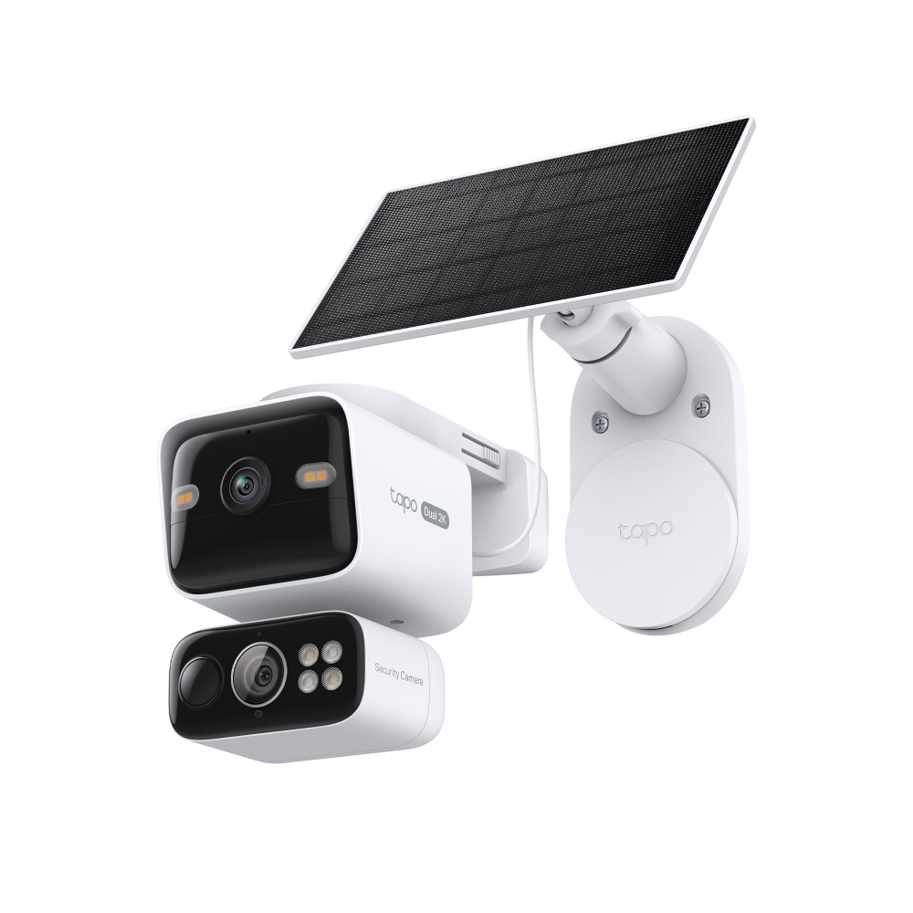TP-Link Tapo C645D kamera + Tapo A201 Solar panel 2x 2K/3MP (2304×1296)Color Night Vision, microSD, 6×Spotlights, detekcija pokreta, IP65, ugrađena punjiva Li-Ion baterija, Wi-Fi/Tapo app