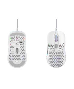 Cherry XTRFY M42 optički RGB igraći miš, 16000 cpi, USB, bijeli