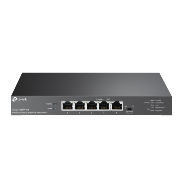 TP-Link 5-Port 2.5G Desktop Switch with 4-Port PoE