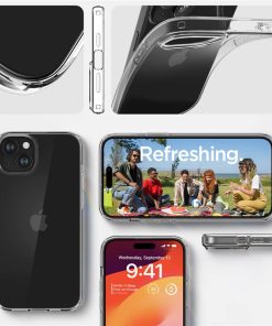 Spigen Liquid Crystal, zaštitna maska za telefon, prozirna - iPhone 15 Plus (ACS06647)