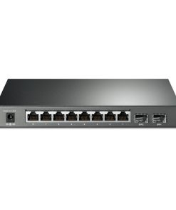 TP-Link 10-port Gigabit PoE+ Smart preklopnik (Switch), 8×10/100/1000M RJ45 ports + 2×SFP ports, metalno kućište (61W)